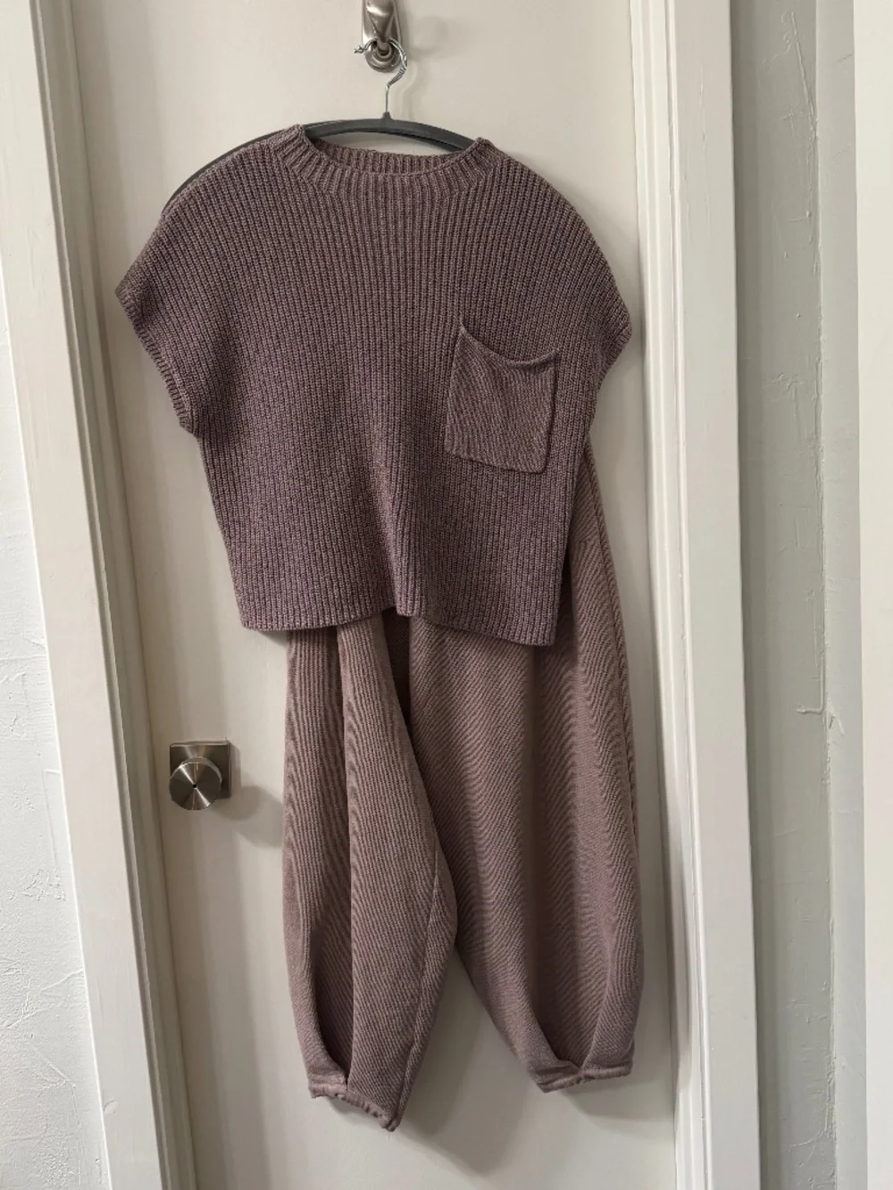 Free People Freya Sweater Set - Taupe- Size Small - Picture 1 of 10